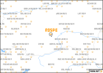 map of Röspe