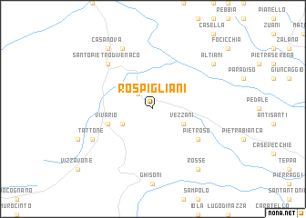 map of Rospigliani