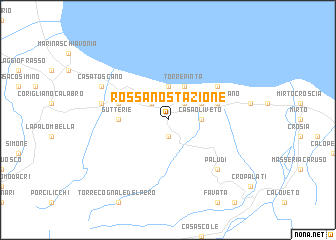 map of Rossano Stazione