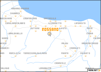 map of Rossano