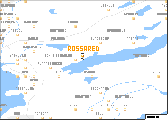 map of Rossared
