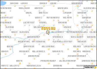 map of Rossau