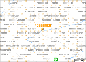 map of Roßbach