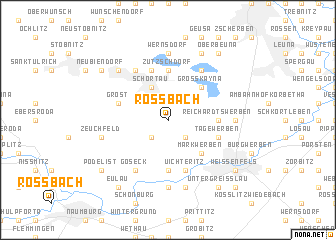 map of Roßbach