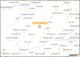 map of Roßbach