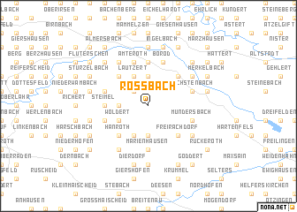 map of Roßbach