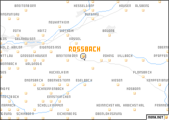 map of Roßbach