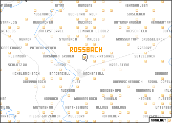 map of Roßbach