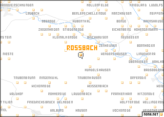 map of Roßbach