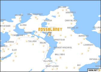 map of Rossblaney