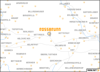 map of Roßbrunn