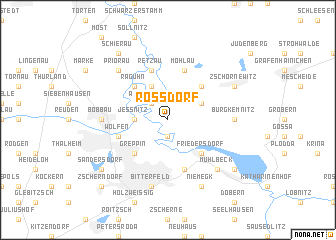 map of Roßdorf