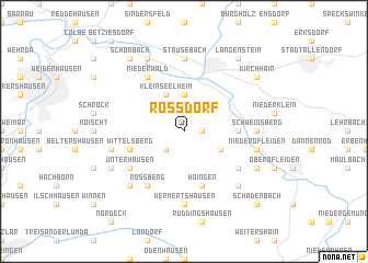 map of Roßdorf