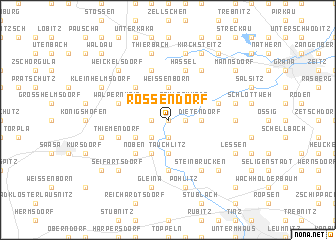 map of Rossendorf