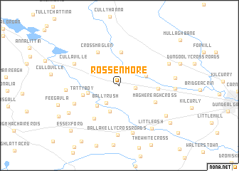 map of Rossenmore