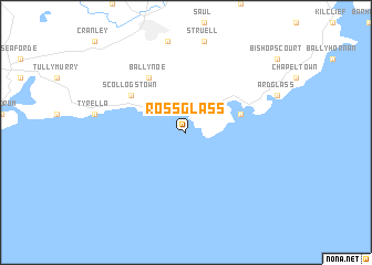 map of Rossglass