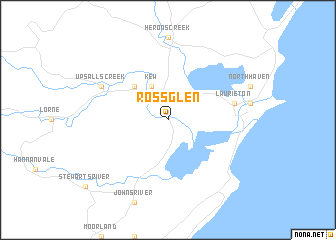 map of Rossglen