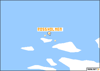 map of Røssholmen