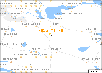 map of Rosshyttan