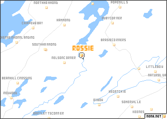 map of Rossie