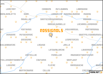 map of Rossignols