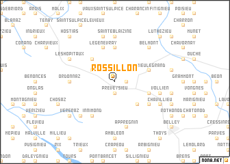 map of Rossillon
