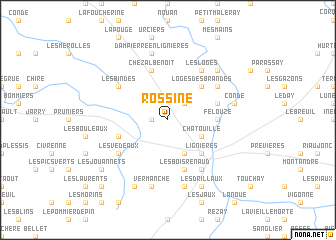 map of Rossine