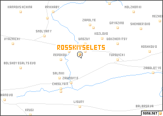 map of Rosskiy Selets