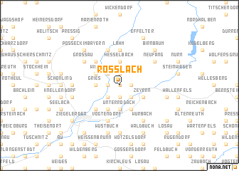 map of Roßlach