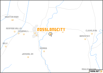 map of Rossland City