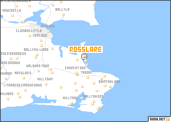 map of Rosslare