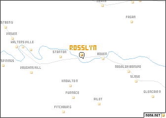 map of Rosslyn