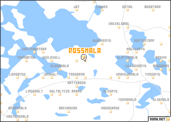 map of Rössmåla