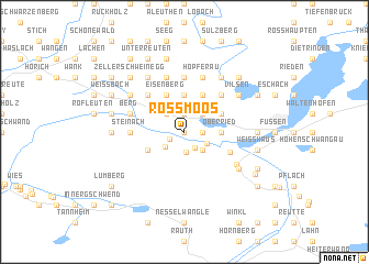 map of Roßmoos