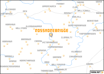 map of Rossmore Bridge