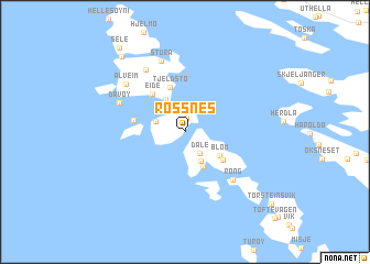 map of Rossnes