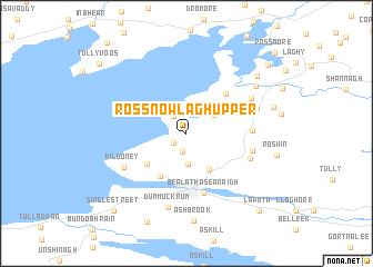 map of Rossnowlagh Upper