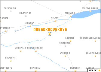map of Rossokhovskoye