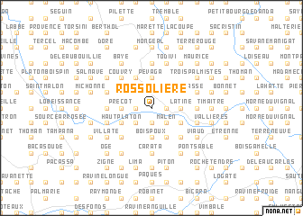 map of Rossolière