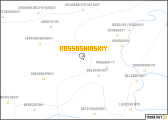 map of Rossoshinskiy