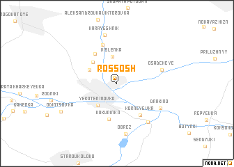 map of Rossosh\