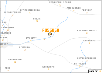 map of Rossosh\