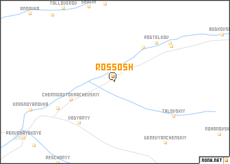 map of Rossosh\