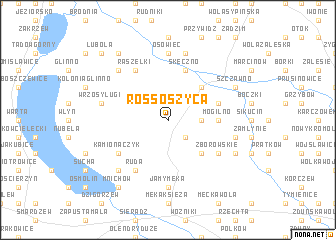 map of Rossoszyca