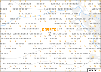 map of Roßtal