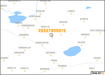 map of Rosstannoye