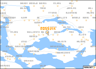 map of Rossvik