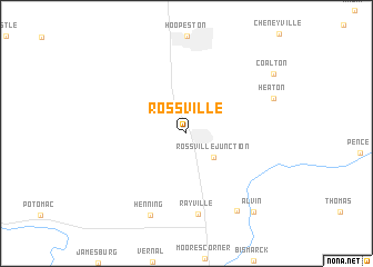 map of Rossville