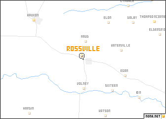 map of Rossville