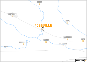 map of Rossville